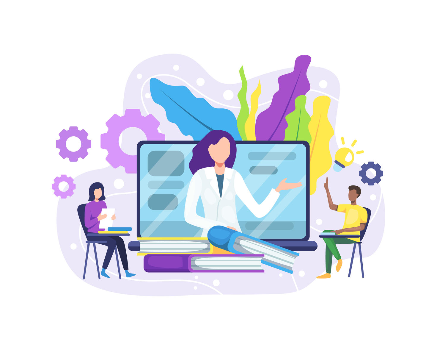 Online education concept