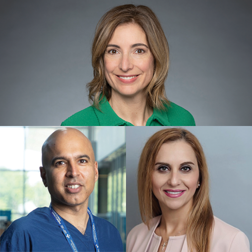 Dr. Kay-Anne Haykal, Dr. Claire Kendall and Dr. Husein Moloo