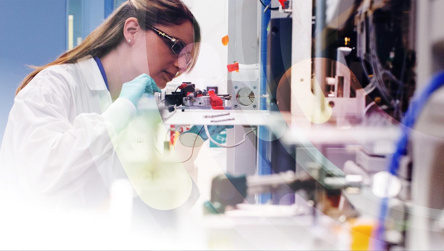 a doctor in a lab