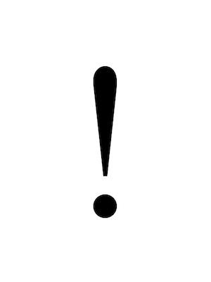 Exclamation point