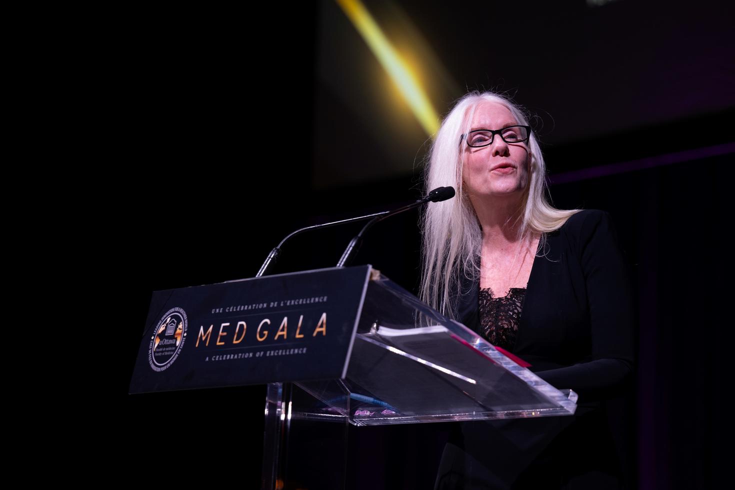 Dr. Melissa Forgie at MEGALA 2025 - Photo credit: Mélanie Provencher