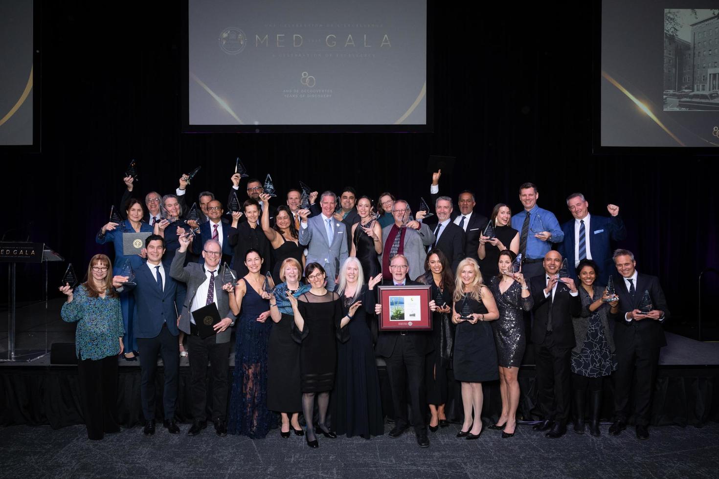 a group of award recipients