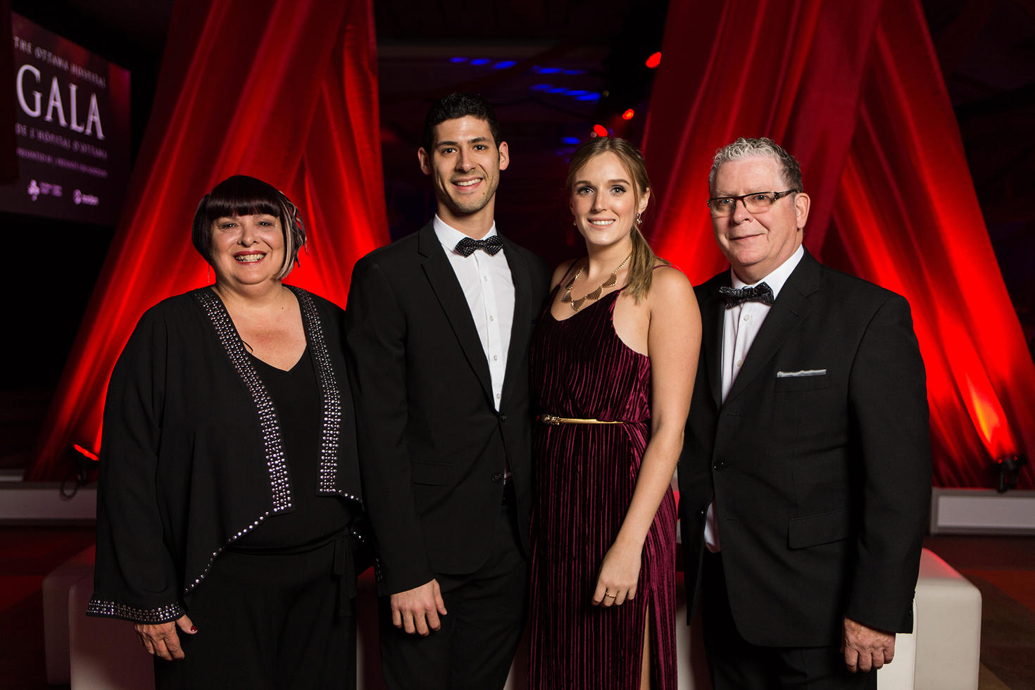 Dr. Marc-Olivier Deguise with his parents, Sylvie De Blois Deguise and Jean-Claude Deguise, and his wife Dr. Naomi Niznick