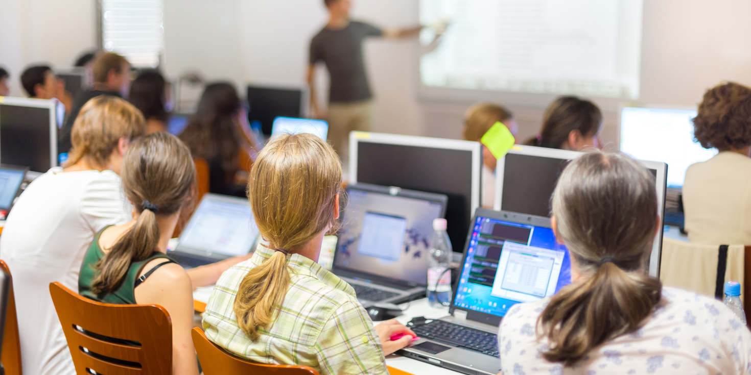 people taking a course