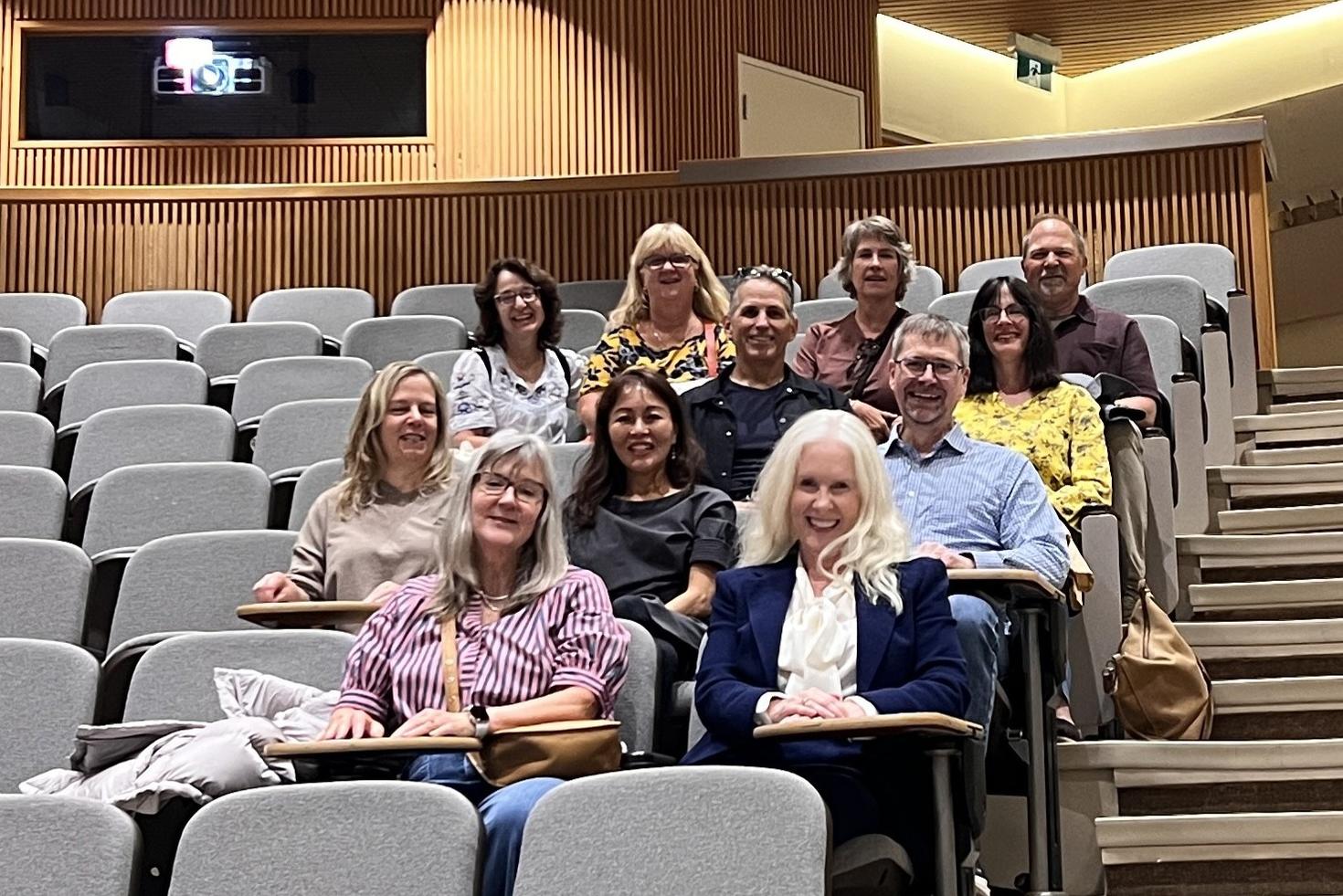 Class of 1991 enjoying Faculty’s first-ever alumni tour during Homecoming.