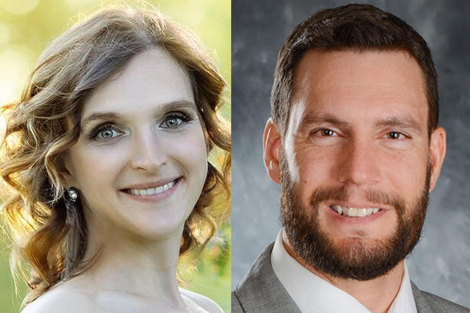 Photos of Agnes Sobiesiak and David Lavoie