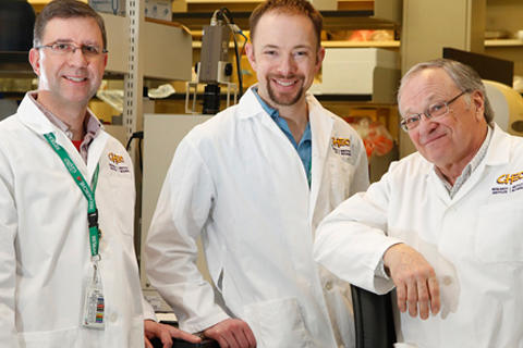 Drs. Eric Lacasse, Shawn Beug and Robert Korneluk