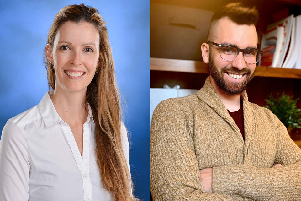 Dr. Catherine Moran and Dr. Deron Britt