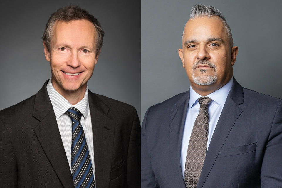Dr. Robert Bell and Dr. Ali Jalali