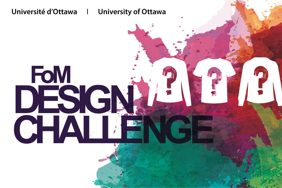 Graphic of the design contest logo.