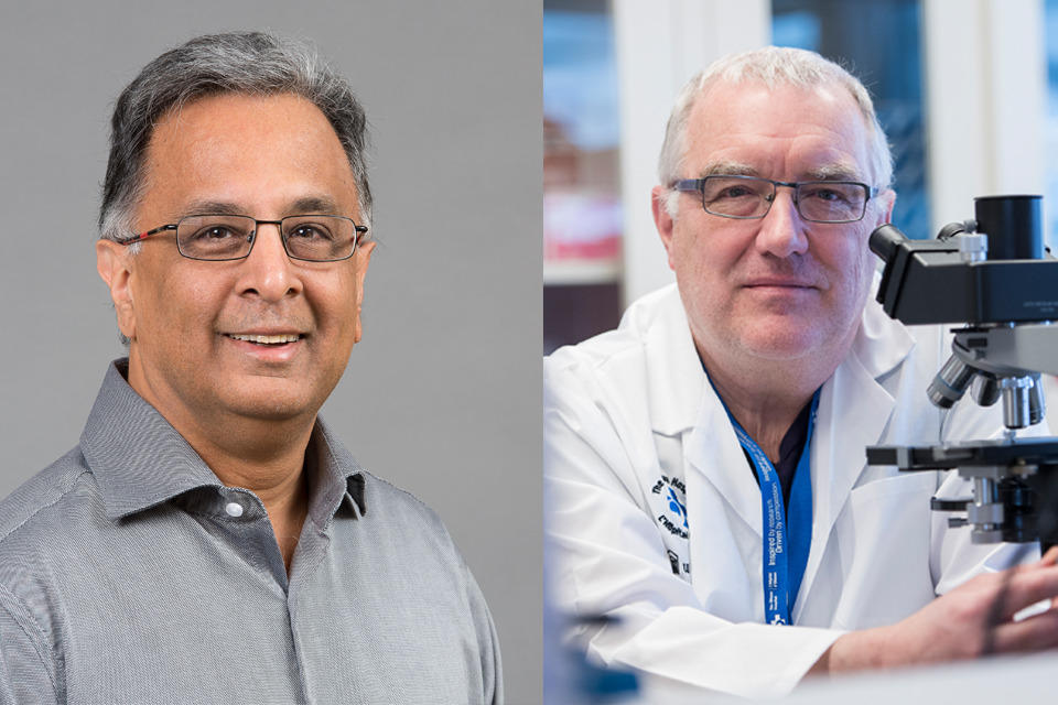 Photo of Dr. Rashmi Kothary and Dr. John Bell