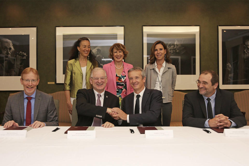 The University of Ottawa Faculty of Medicine and Université Claude Bernard Lyon 1 sign a joint international neuromuscular research partnership.