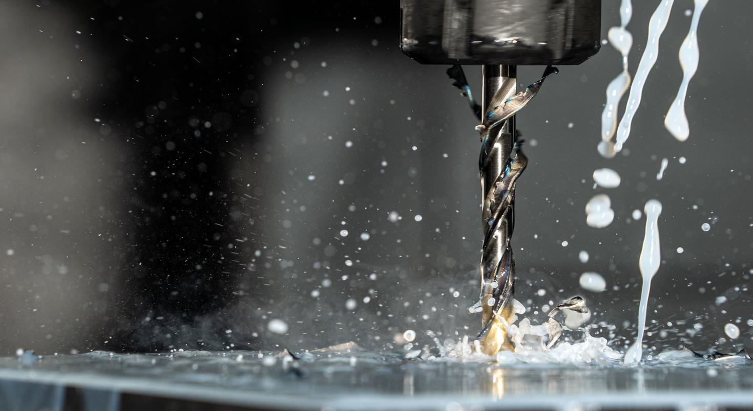 Close up on drilling