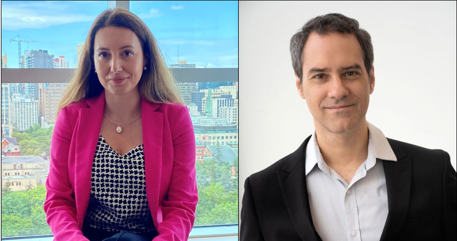 Adina Luican-Mayer and Jean-Michel Ménard