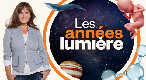 Poster for the radio show "Les années lumières"