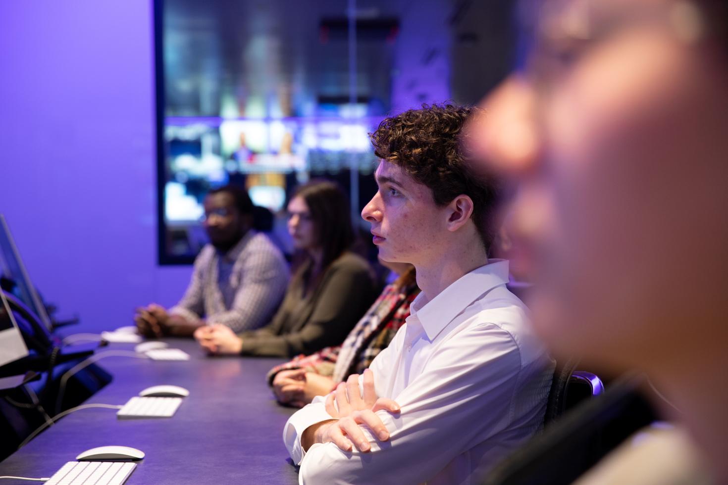 Studying focusing in a digital classroom class