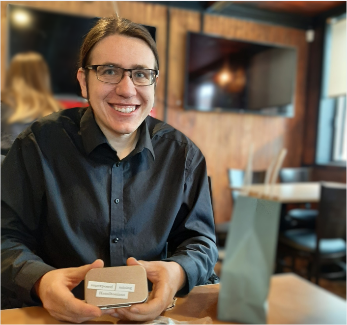 Eric Culf in a Restaurant