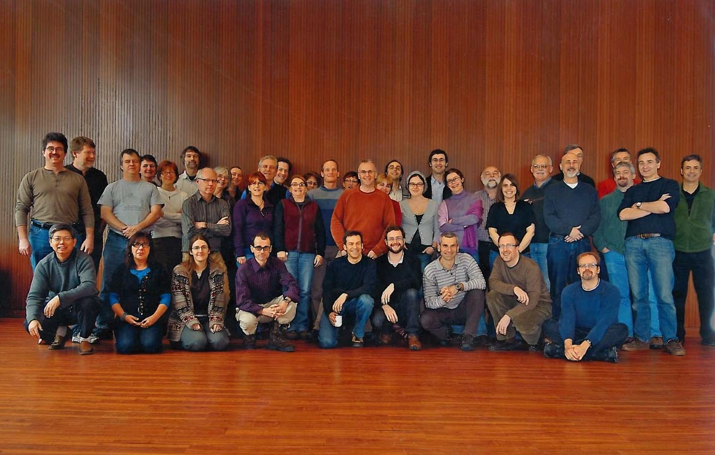 Group of Biology professors in 2015