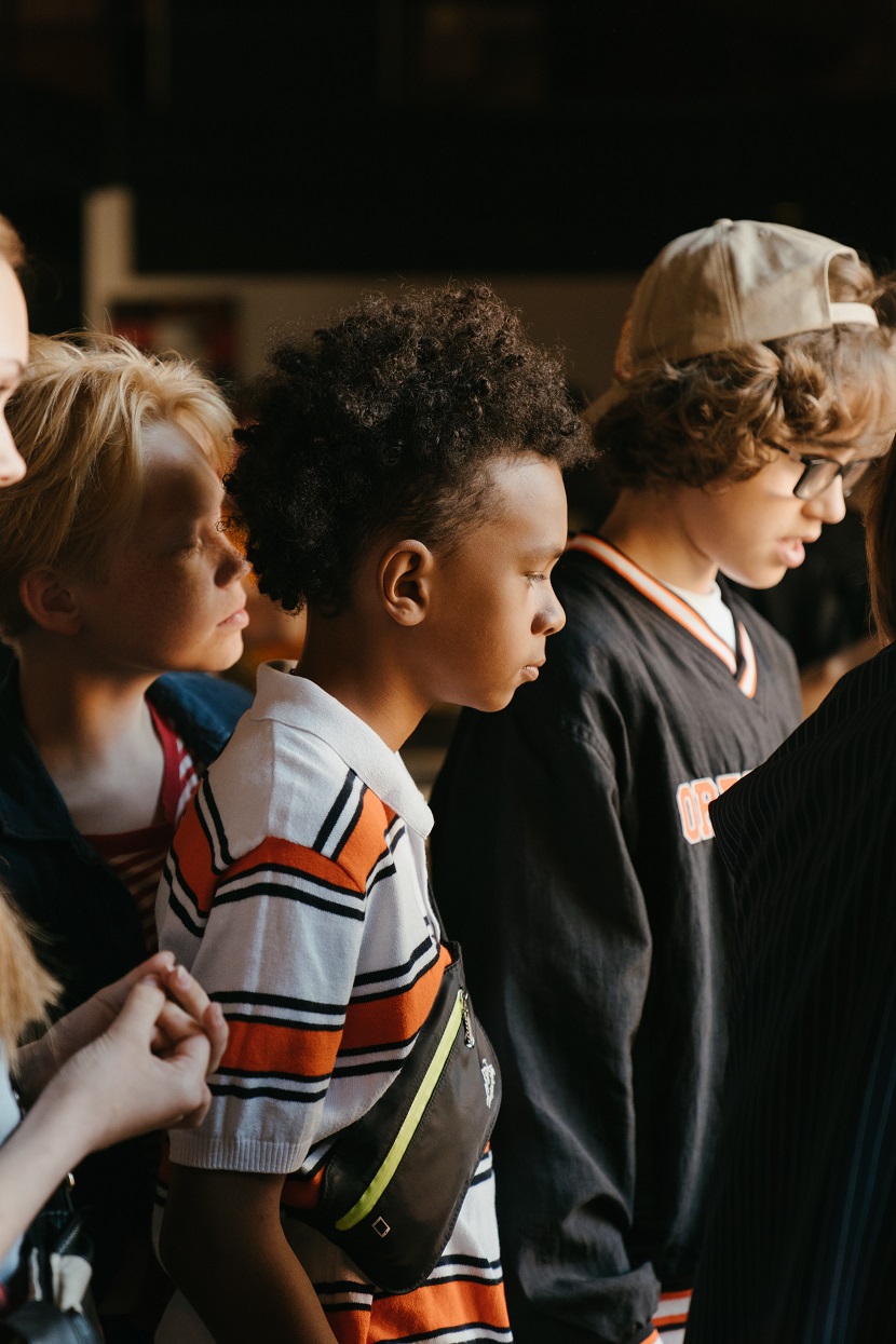 A group of youths of differing backgrounds