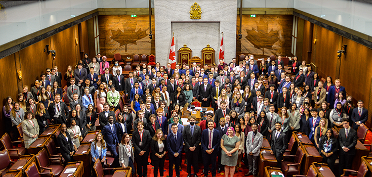 Students at the Senate