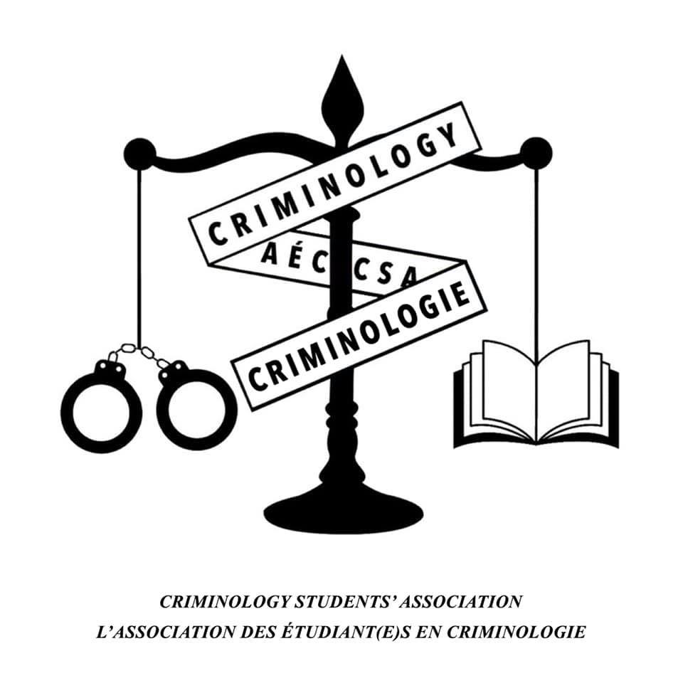 Logo of the Criminology Student Association (CSA), featuring [e.g., a stylized scale of justice and the initials CSA
