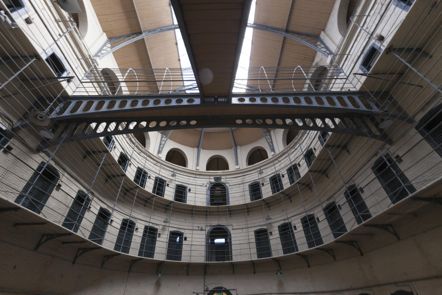 Interior of prison