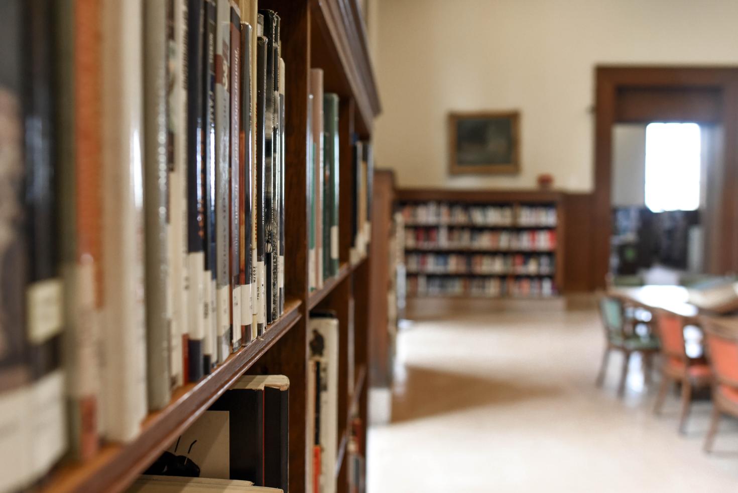 Books in shelves