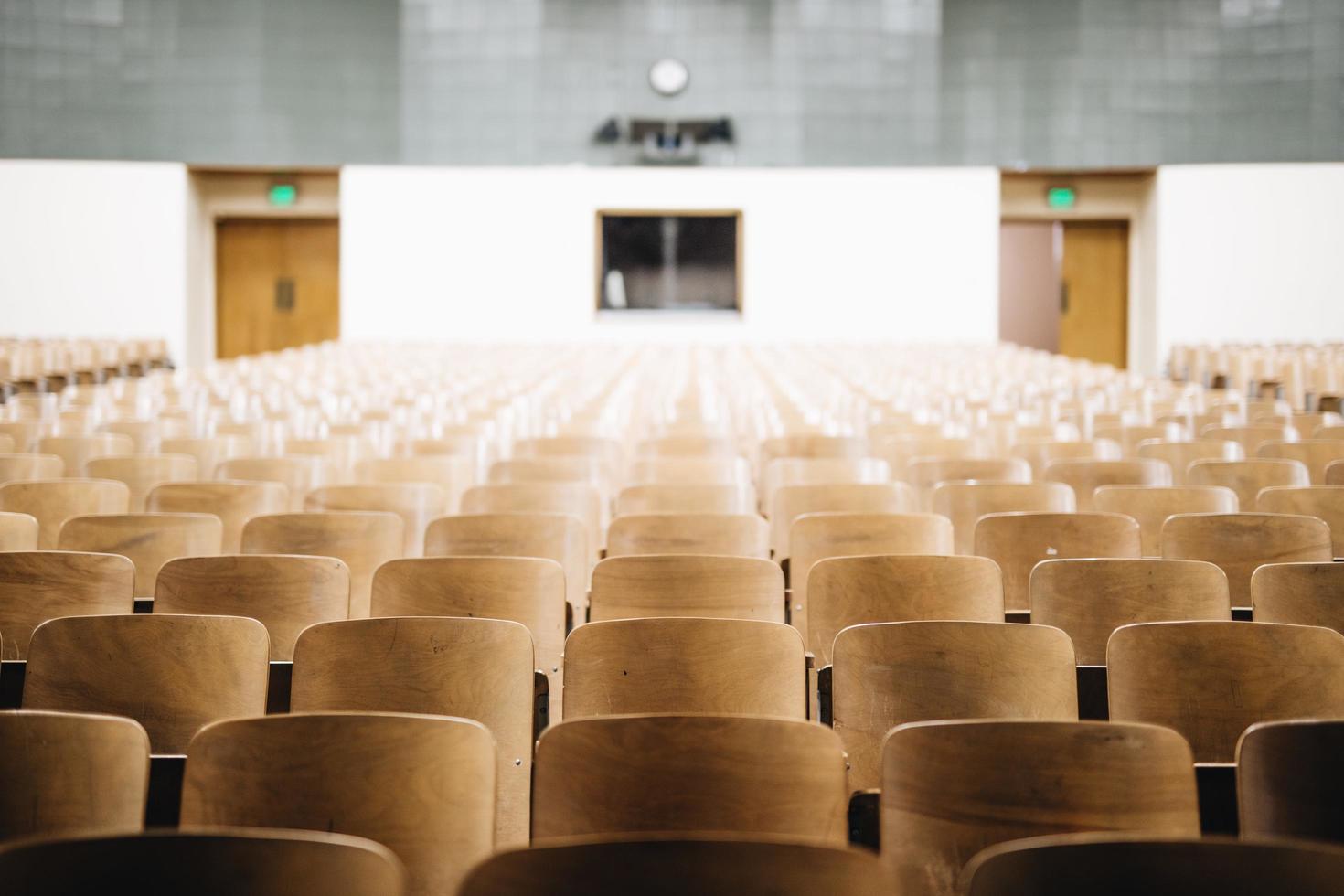 Empty classroom