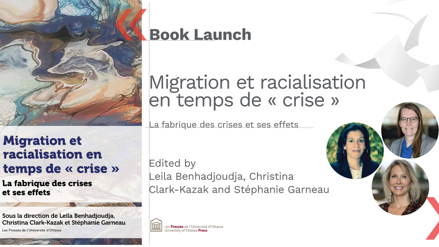 Poster event: Migration et racialisation en temps de crise