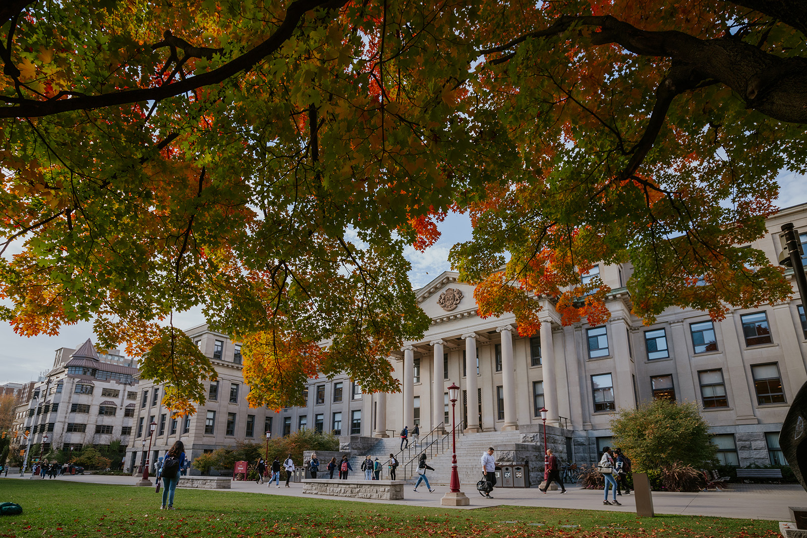 Tabaret building in Fall