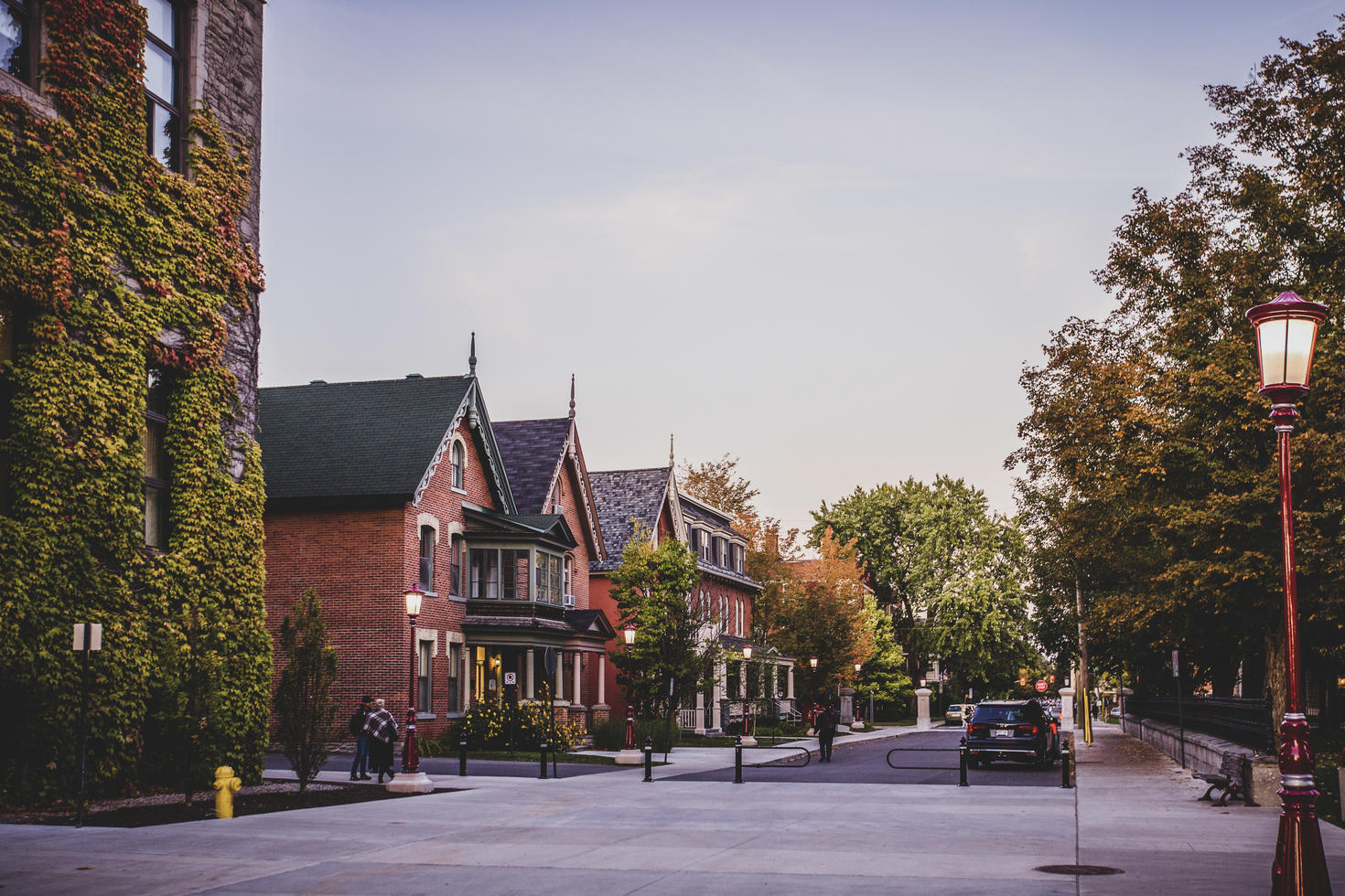 View of Seraphin Marion Street looking east