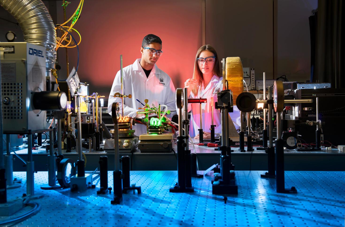 Students in a lab