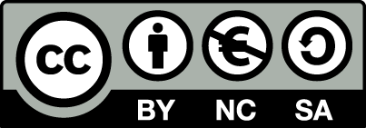 Creative Commons licence (CC: BY-NC-SA)