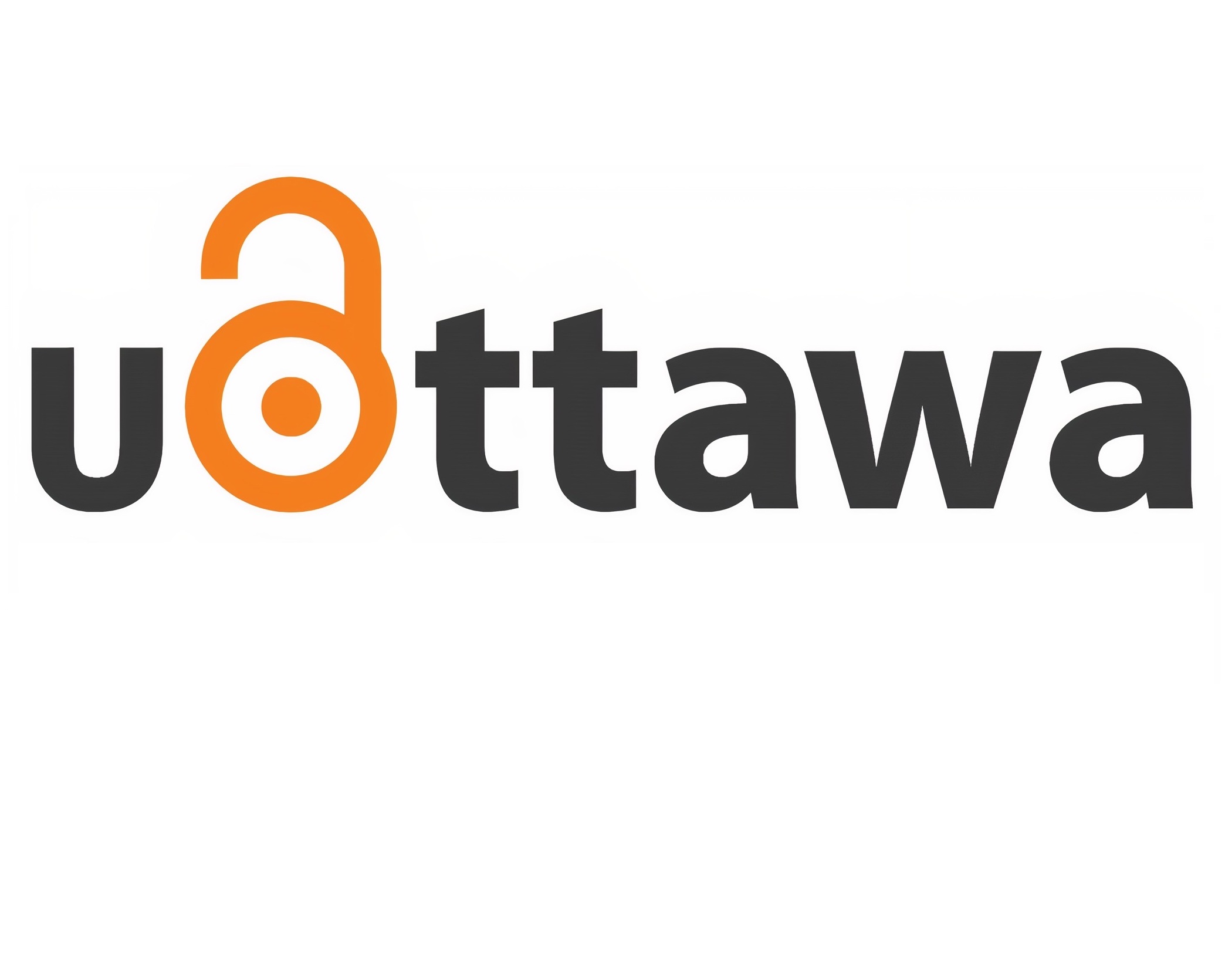 uOttawa with Open Access logo (an O shaped like a lock)