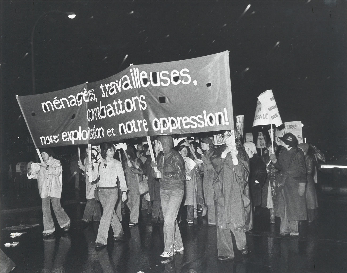 Demonstration for women's rights