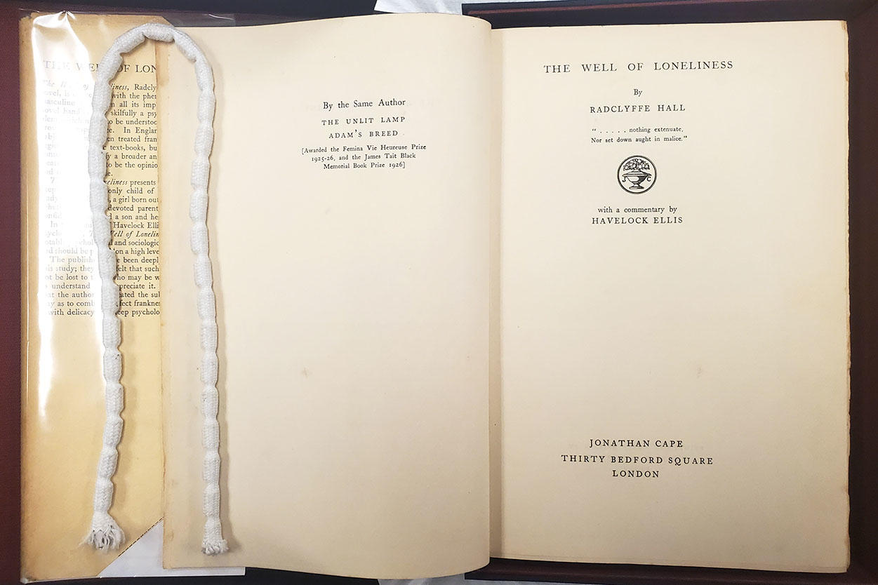 The Well of Loneliness by Radclyffe Hall