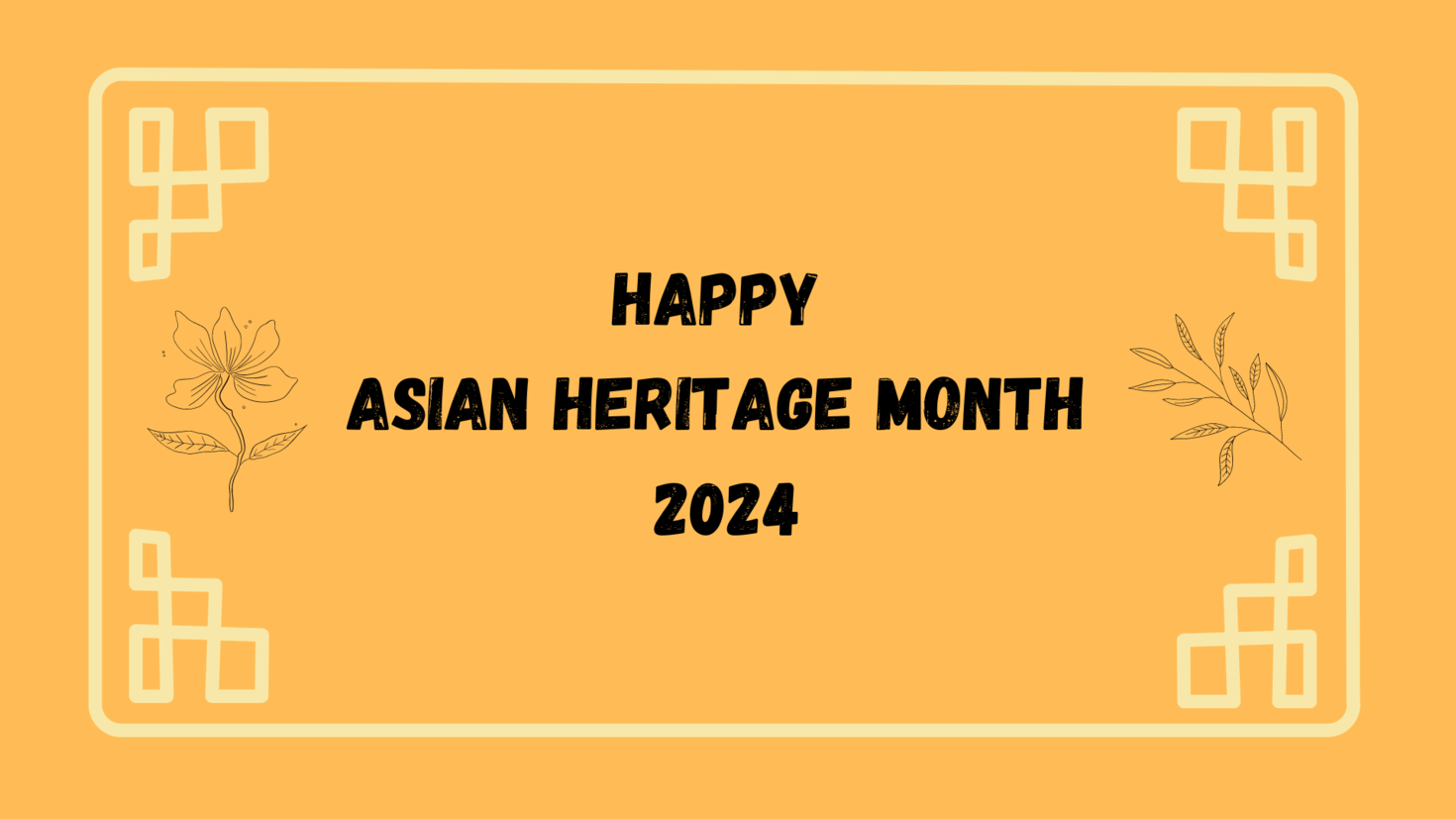 Asian Heritage Month poster