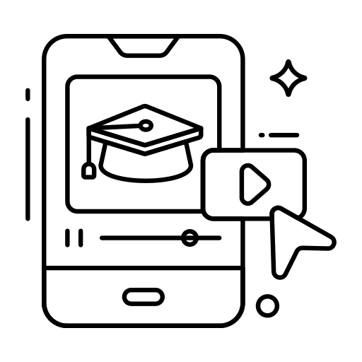 Illustration of video on a smartphone
