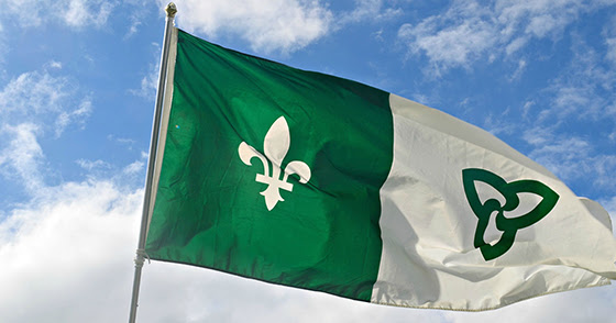 Franco-Ontarian flag