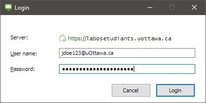 VMware Horizon login