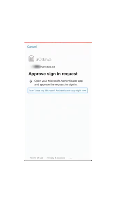 S'inscrire à l'application Microsoft authenticator