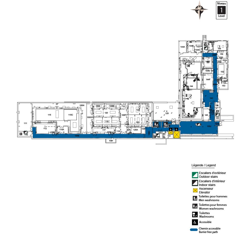 Carte accessible - ARC Niveau 1