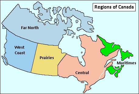 Regions of Canada