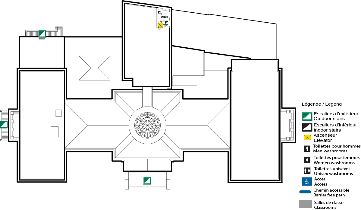 Carte accessible - Tabaret Niveau 5