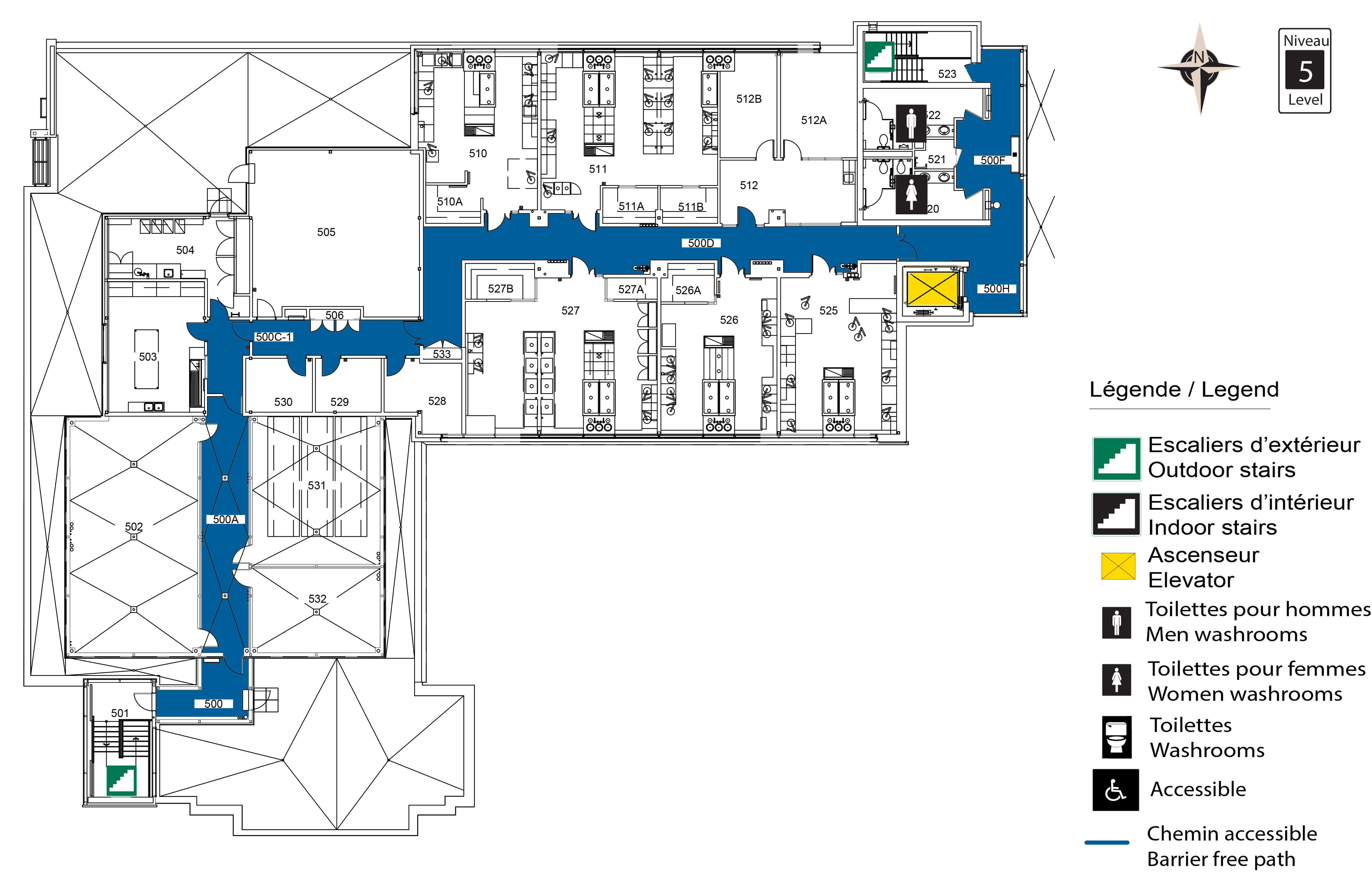 Carte accessible - BSC niveau 5