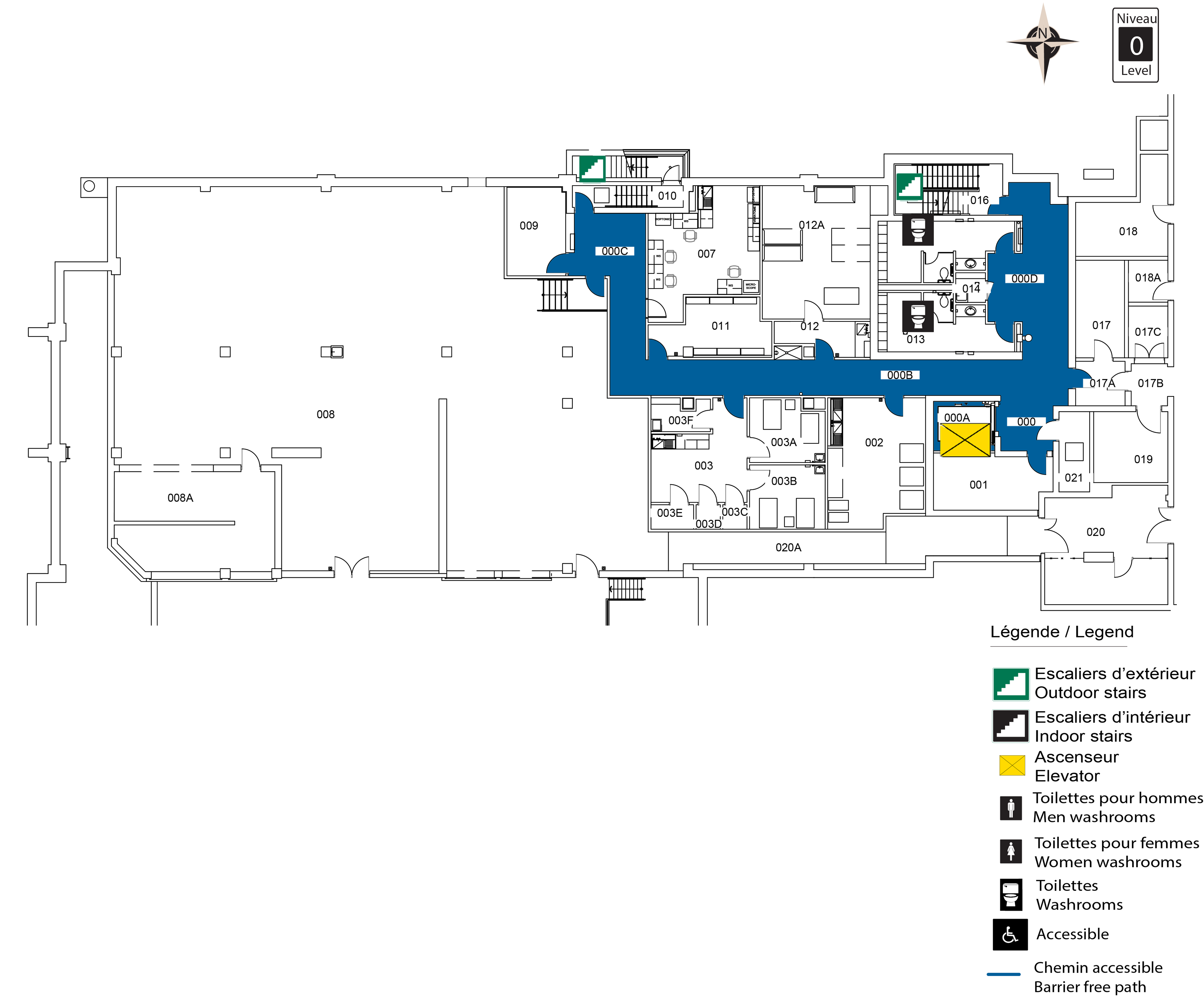 Carte accessible - BSC niveau 0