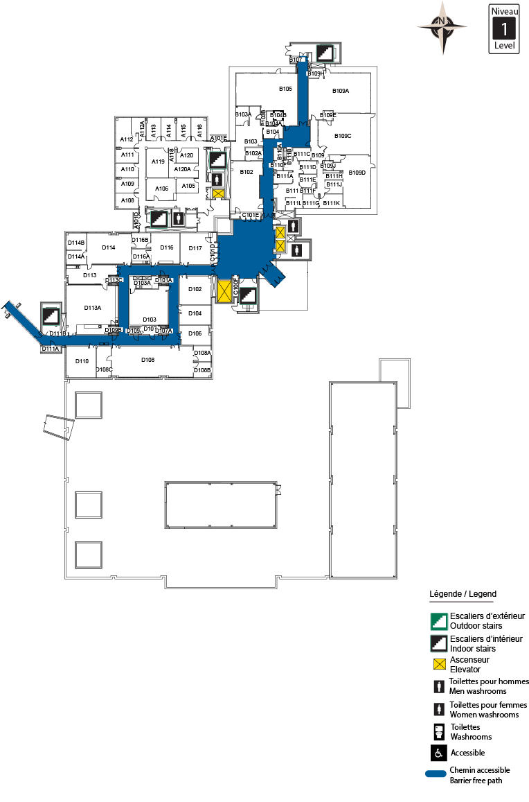 Carte accessible Niveau 1