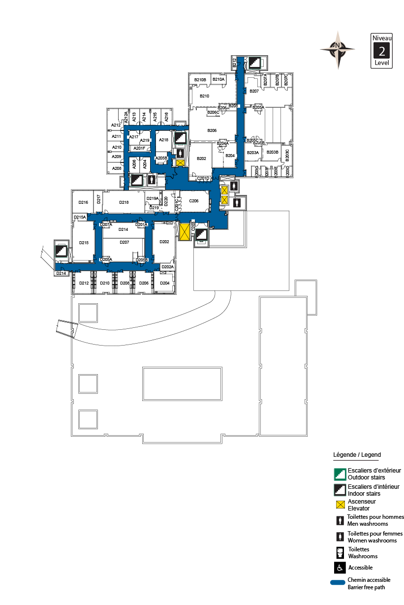 Carte accessible Niveau 2