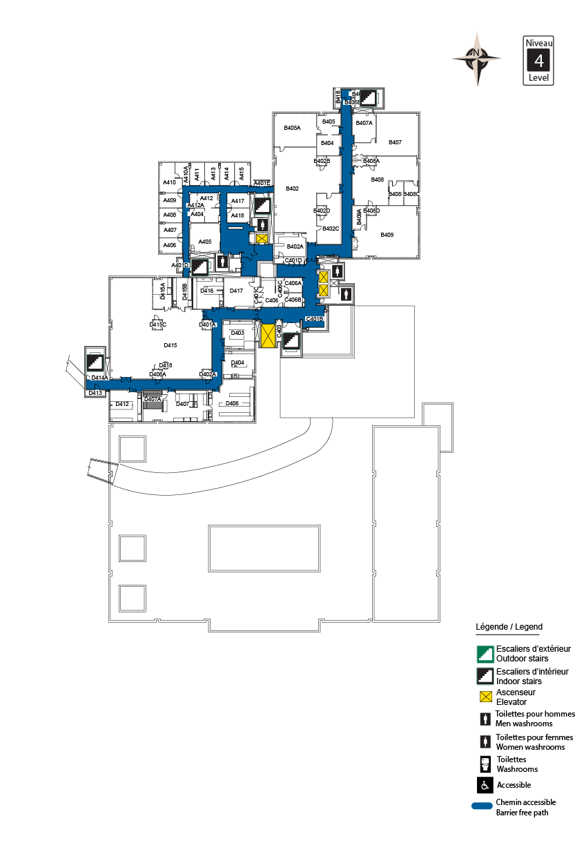 Carte accessible Niveau 4