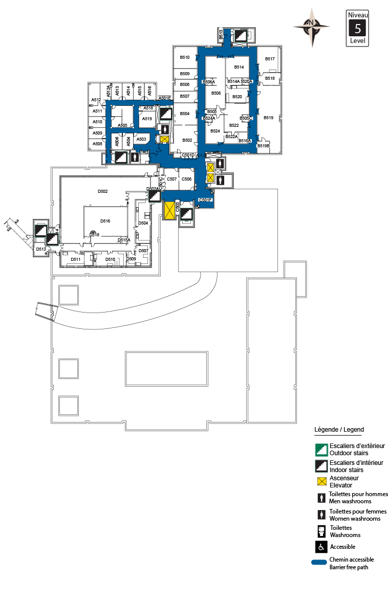 Carte accessible Niveau 5